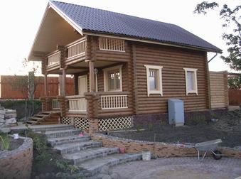 деревянный дом из бревна