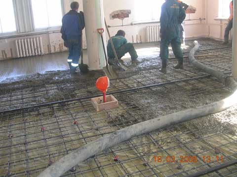 устройство бетоной стяжки на пол