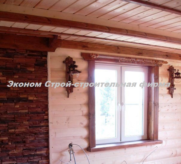ремонт и отделка деревянного дома из бревна